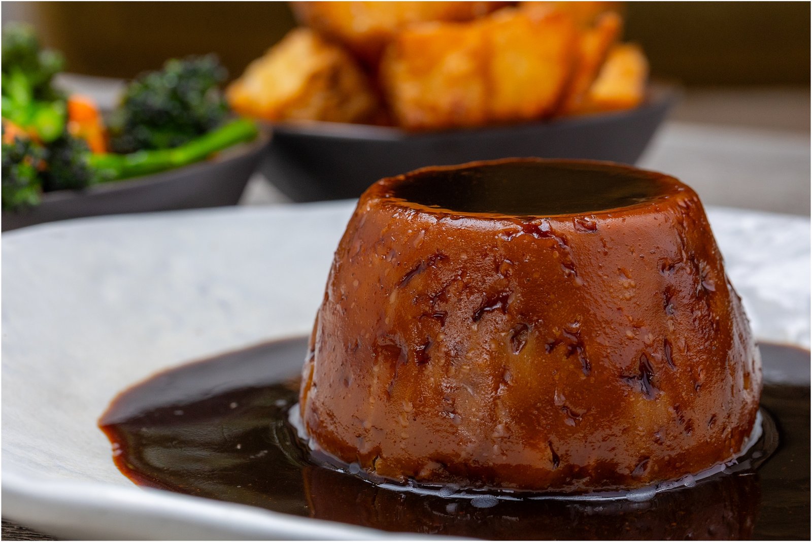 lancashire pie rum fox clitheroe chips veg gravy 