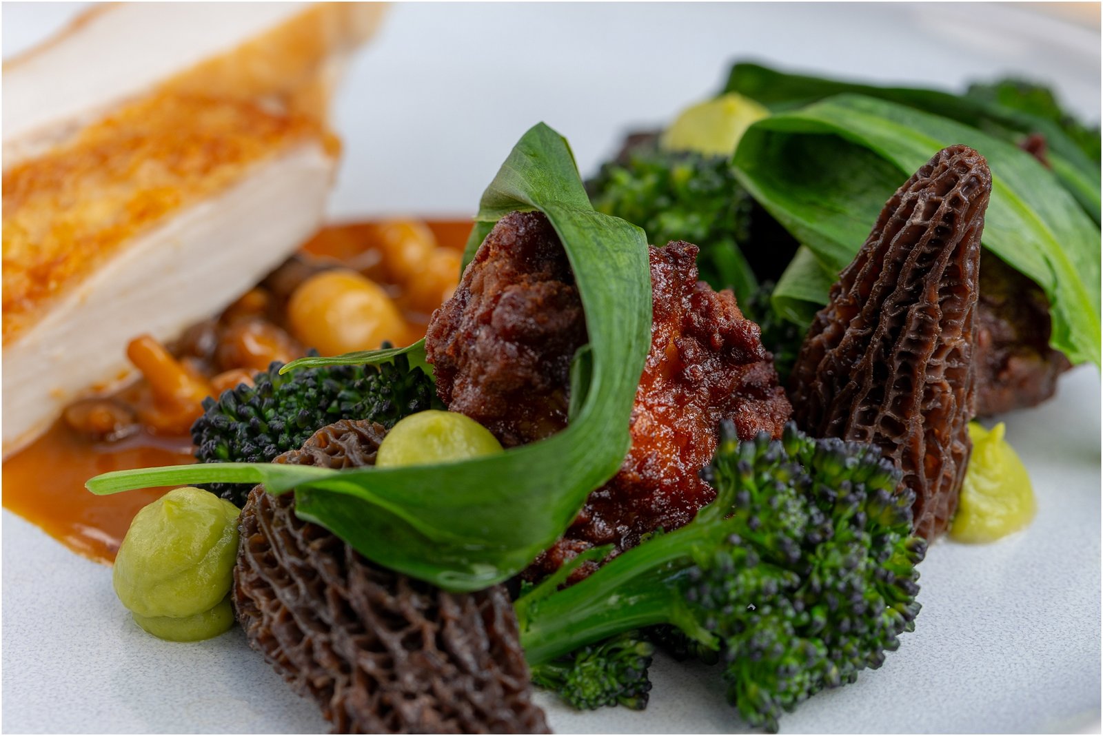 mushrooms dish the rum fox lancashire restaurantw pub