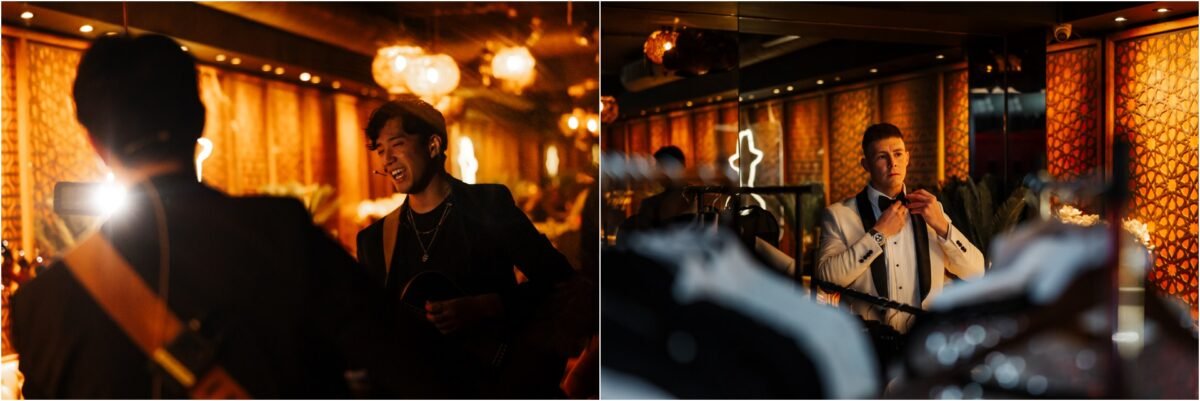 band dressing room singinging