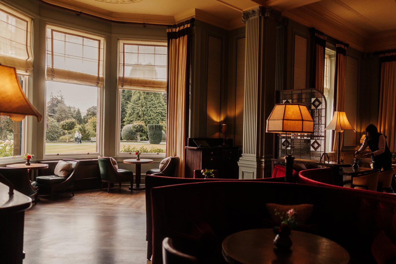 scotland gleneagles interior design photography wine bar