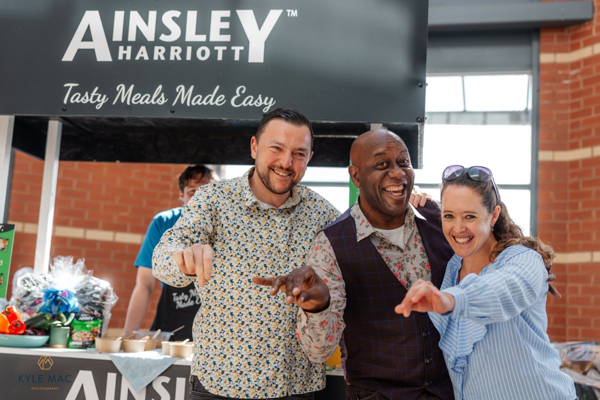 Ainsley Harriet event Morrisons product launch
